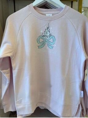Disney Parks Cinderella Castle Pullover Sweatshirt Walt Disney World Size M NWT